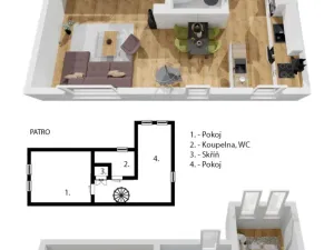 Prodej rodinného domu, Bavoryně, 80 m2