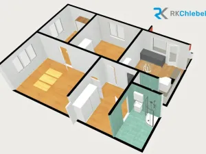 Pronájem bytu 3+1, Ostrava - Moravská Ostrava, Gen. Píky, 65 m2