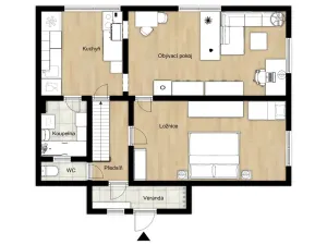 Prodej rodinného domu, Hobšovice - Skůry, 102 m2