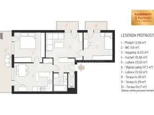 Prodej bytu 3+1, Brno - Medlánky, V Újezdech, 76 m2
