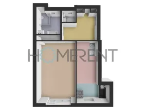 Pronájem bytu 1+1, Praha - Vršovice, Petrohradská, 37 m2