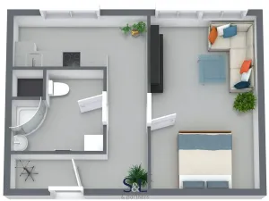 Pronájem bytu 1+1, Liberec, Česká, 38 m2