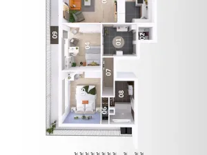 Pronájem bytu 3+kk, Znojmo, Za Plovárnou, 85 m2