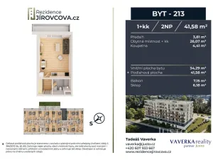 Prodej bytu 1+kk, České Budějovice, Jírovcova, 41 m2