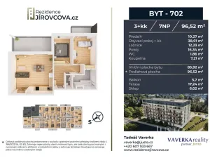 Prodej bytu 3+kk, České Budějovice, Jírovcova, 96 m2