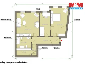 Prodej bytu 3+kk, Karlovy Vary, Zámecký vrch, 72 m2