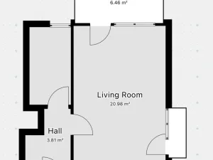 Pronájem bytu 1+kk, Praha - Malešice, Mölzerova, 30 m2