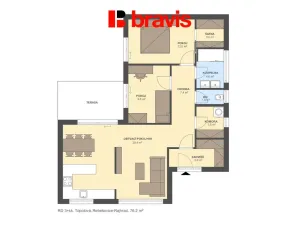 Prodej rodinného domu, Rebešovice, Topolová, 100 m2