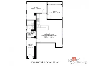 Prodej bytu 3+kk, Hodonín, Úprkova, 72 m2