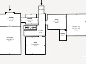 Prodej kanceláře, Rokycany - Plzeňské Předměstí, Sokolská, 413 m2