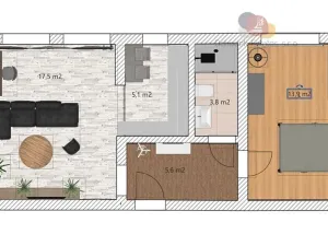 Prodej bytu 2+kk, Konice, E. Beneše, 46 m2