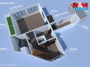 Pronájem rodinného domu, Ždírec, 147 m2