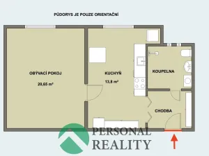 Prodej bytu 1+1, Mariánské Lázně, Příčná, 45 m2