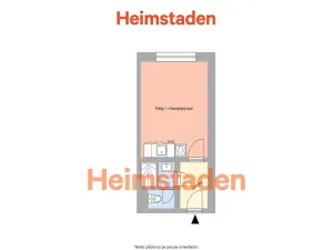 Pronájem bytu 1+kk, Stonava, Hořany, 21 m2