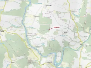 Dražba lesa, Hosty, 1735 m2