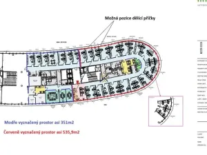 Pronájem kanceláře, Praha, Pikrtova, 351 m2
