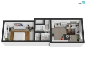 Pronájem bytu 2+kk, Praha - Smíchov, Radlická, 52 m2