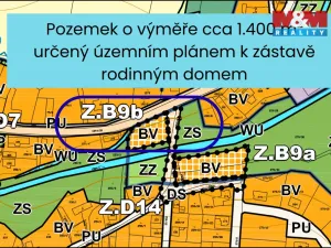 Prodej pozemku pro bydlení, Veliny, 1400 m2