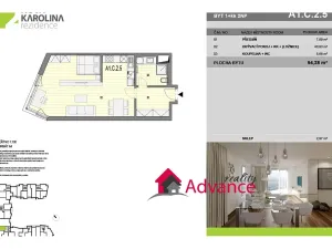 Pronájem bytu 1+kk, Ostrava, Důlní, 54 m2