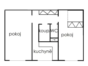Pronájem bytu 2+1, Praha - Veleslavín, Čílova, 54 m2