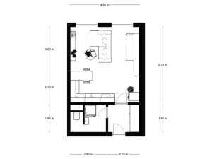 Prodej bytu 1+kk, Praha - Kamýk, U Kamýku, 33 m2