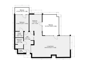 Pronájem bytu 3+kk, Praha - Střížkov, Zakšínská, 76 m2