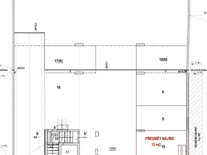 Pronájem garáže, Praha - Podolí, Podolská, 13 m2