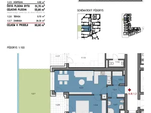 Prodej bytu 2+kk, Šlapanice, 56 m2