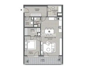 Pronájem bytu 2+kk, Praha - Letňany, Tupolevova, 66 m2