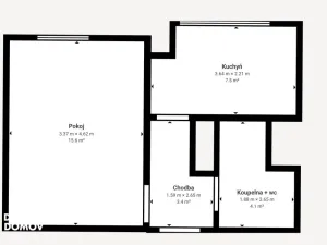 Prodej bytu 1+1, Bojkovice, Mánesova II, 33 m2