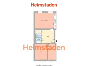 Pronájem bytu 3+kk, Ostrava - Poruba, Havlíčkovo náměstí, 73 m2
