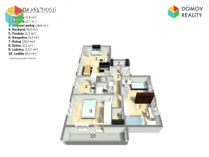 Prodej bytu 4+1, Beroun - Beroun-Město, Bezručova, 85 m2
