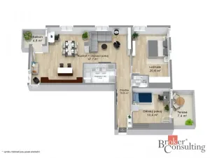 Prodej bytu 3+kk, Karlovy Vary, Libušina, 103 m2