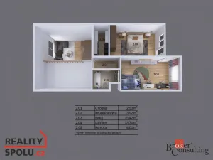 Pronájem bytu 3+kk, Praha - Letňany, Kuželova, 92 m2