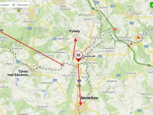 Pronájem skladu, Poříčí nad Sázavou, Pyšelská, 1409 m2