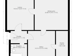 Prodej bytu 3+1, Nýřany, Horova, 71 m2