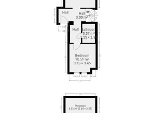 Pronájem bytu 3+kk, Praha - Vršovice, 28. pluku, 54 m2