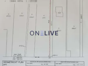 Prodej pozemku pro bydlení, Plzeň, Vejprnická, 1547 m2