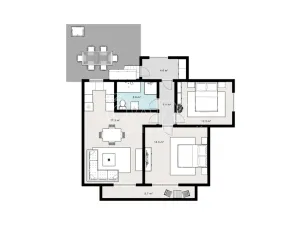 Pronájem rodinného domu, Dobřichovice, Raisova, 72 m2