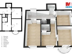 Pronájem bytu 3+1, Slaný, Rabasova, 82 m2