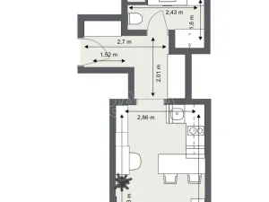 Prodej bytu 1+kk, Praha - Smíchov, Radlická, 25 m2