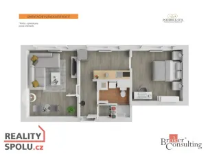 Prodej bytu 2+1, Pardubice - Zelené Předměstí, Arnošta z Pardubic, 47 m2