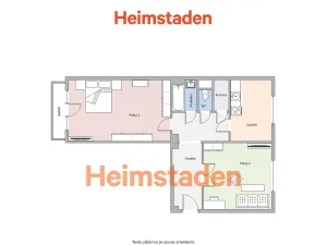 Pronájem bytu 2+1, Havířov - Město, Mickiewiczova, 55 m2