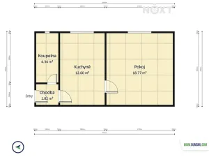 Prodej bytu 1+1, Šumperk, Banskobystrická, 38 m2