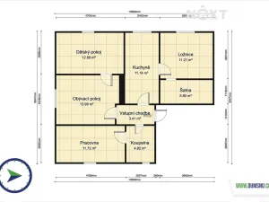 Prodej bytu 3+1, Loučná nad Desnou, 89 m2