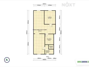 Pronájem bytu 2+1, Šumperk, Starobranská, 73 m2