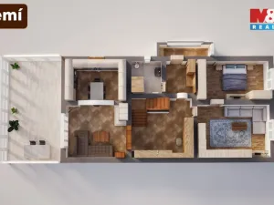 Prodej rodinného domu, Podbořany, Cyrila a Metoděje, 280 m2