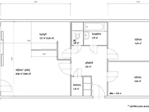 Prodej bytu 3+1, Praha - Stodůlky, Zázvorkova, 85 m2