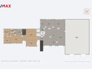 Prodej výrobních prostor, Okříšky, Za tratí, 2224 m2