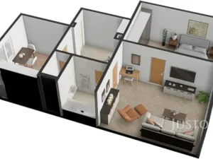 Prodej bytu 2+1, Písek - Budějovické Předměstí, Šafaříkova, 52 m2